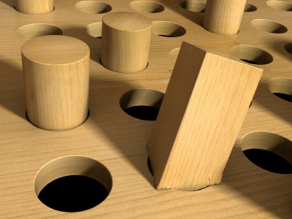Square Peg in a Round Hole